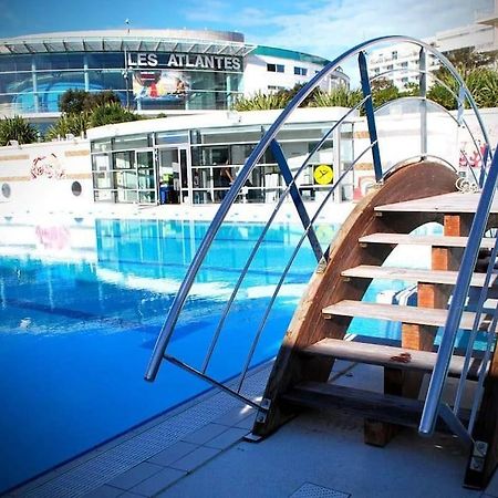 Tiny Studio Terrasse, Hypercentre La Plage A 2 Pas ! レ・サ​​ーブル・ドロンヌ エクステリア 写真