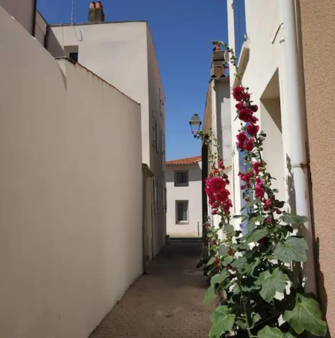 Tiny Studio Terrasse, Hypercentre La Plage A 2 Pas ! レ・サ​​ーブル・ドロンヌ エクステリア 写真